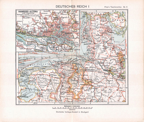 Peips Taschen-Atlas über alle Teile der Erde, 1904
5. Deutsches Reich I