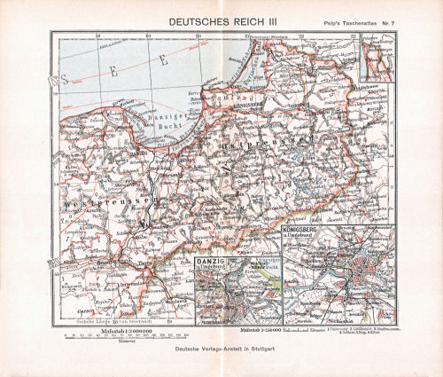 Peips Taschen-Atlas über alle Teile der Erde, 1904
7. Deutsches Reich III
