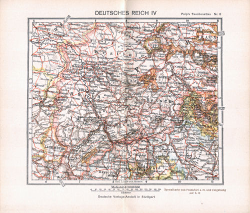 Peips Taschen-Atlas über alle Teile der Erde, 1904
8. Deutsches Reich IV