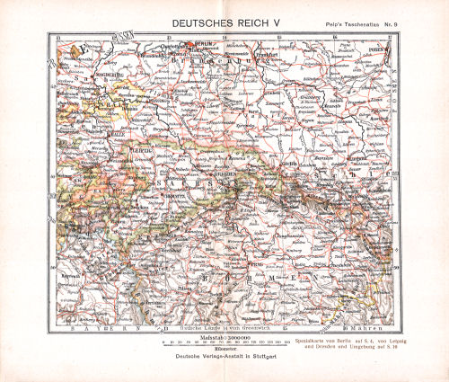 Peips Taschen-Atlas über alle Teile der Erde, 1904
9. Deutsches Reich V
