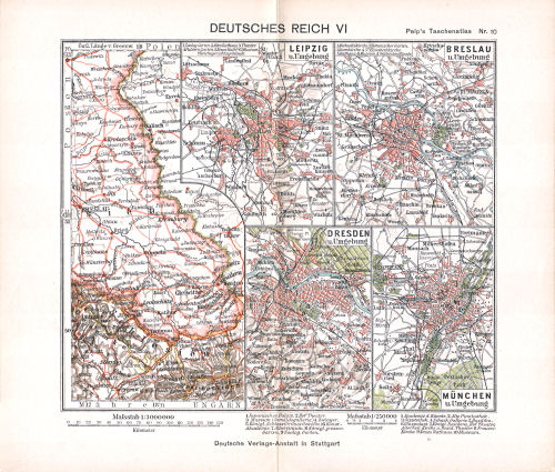 Peips Taschen-Atlas über alle Teile der Erde, 1904
10. Deutsches Reich VI
