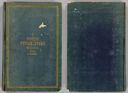 Berghaus' Physikalischer Atlas (1837-1848)
Band van deel I / Binding of volume I