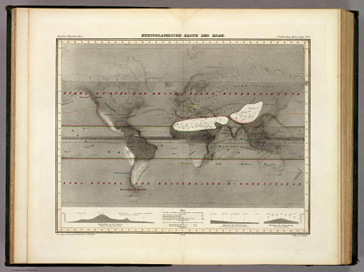 Berghaus' Physikalischer Atlas (1837-1848)
1.9. Hyetographische Karte der Erde (1849)