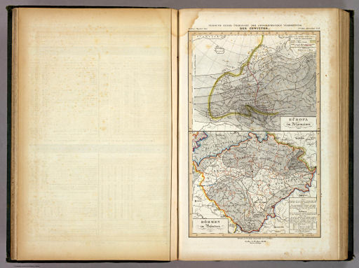 Berghaus' Physikalischer Atlas (1837-1848)
1.13. Versuch einer Übersicht der geographischen Verbreitung der Gewitter (1849)