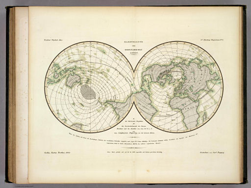 Berghaus' Physikalischer Atlas (1837-1848)
4.4. Darstellung der isodynamischen Linien (1839)