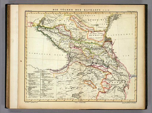 Berghaus' Physikalischer Atlas (1837-1848)
8.15. Die Völker des Kaukasus u.s.w. (1848)