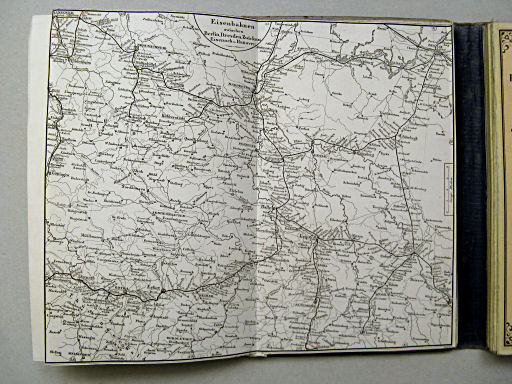 Eisenbahn-Atlas in XV Karten (zu Diez' Reisekarte)
III. Eisenbahnen zwischen Berlin, Dresden, Zwickau, Eisenach u. Hannover