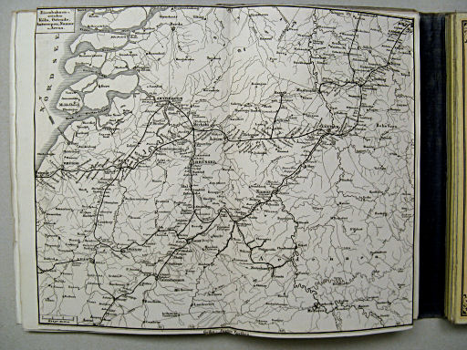 Eisenbahn-Atlas in XV Karten (zu Diez' Reisekarte)
VI. Eisenbahnen zwischen Köln, Ostende, Antwerpen, Namur u. Arras
