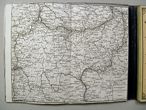 Eisenbahn-Atlas in XV Karten (zu Diez' Reisekarte)
XIV. Eisenbahnen zwischen Leipzig-Cassel-Frankfurt-Nürnberg