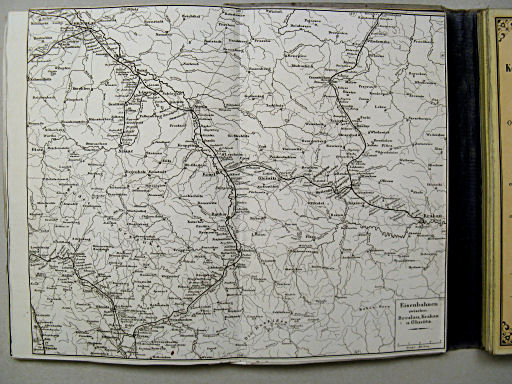 Eisenbahn-Atlas in XV Karten (zu Diez' Reisekarte)
XII. Eisenbahnen zwischen Breslau, Krakau u. Olmütz