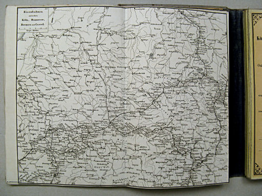 Eisenbahn-Atlas in XV Karten (zu Diez' Reisekarte)
XV. Eisenbahnen zwischen Köln, Hannover, Bremen und Cassel