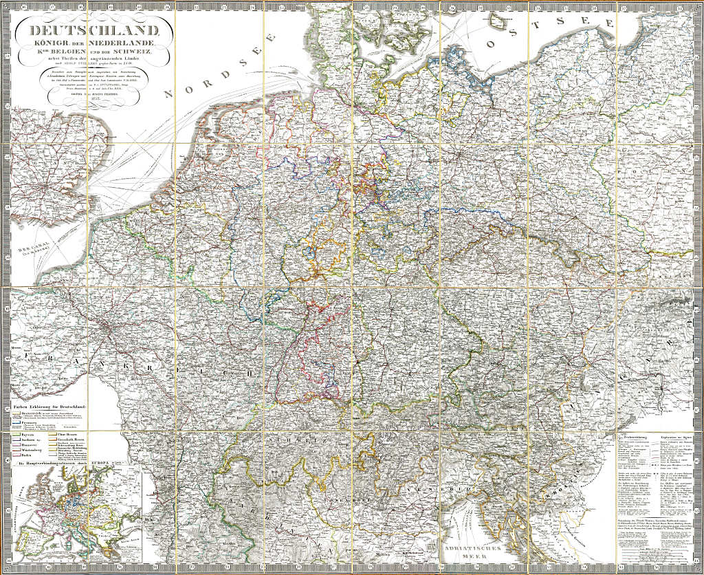 Diez: Deutschland, Niederlande, Belgien, Schweiz (1852)