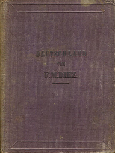 Diez, Bär: Post- und Eisenbahn-Karte von Deutschland ... (1846)
Omslag / Cover