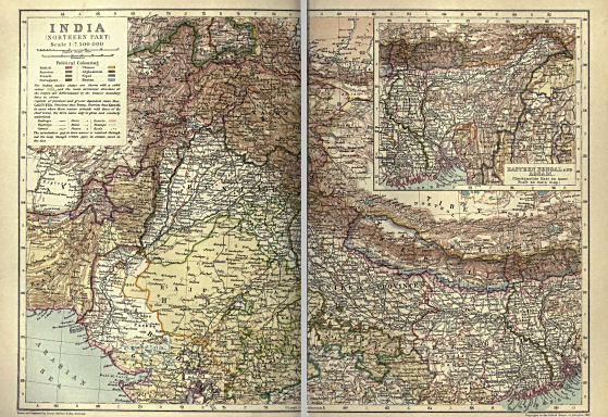Encyclopaedia Britannica (1910-1911)
(6) India (Northern part)