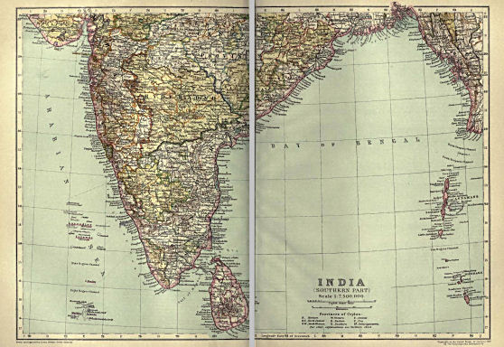 Encyclopaedia Britannica (1910-1911)
(7) India (Southern part)