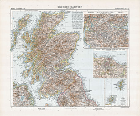 Stielers Hand-Atlas (1907)
37. Grossbritannien, nördlicher Teil