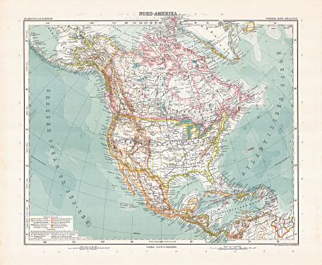 Stielers Hand-Atlas (1907)
82. Nord-Amerika