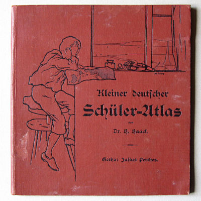 Haack, Kleiner deutscher Schüler-Atlas [1906/12]
Voorkant band