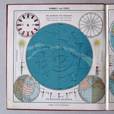 Haack, Kleiner deutscher Schüler-Atlas [1906/12]
1. Himmel und Erde