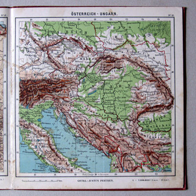 Haack, Kleiner deutscher Schüler-Atlas [1906/12]
12. Österreich-Ungarn