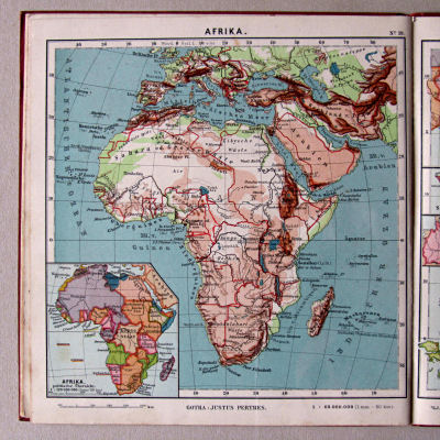 Haack, Kleiner deutscher Schüler-Atlas [1906/12]
19. Afrika