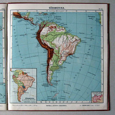 Haack, Kleiner deutscher Schüler-Atlas [1906/12]
22. Südamerika
