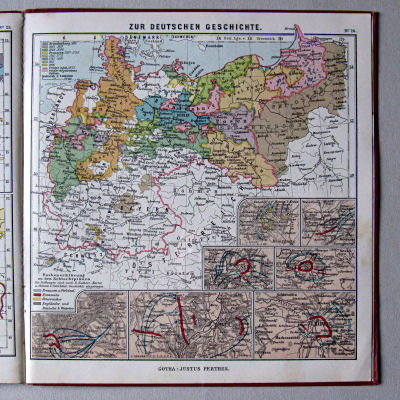 Haack, Kleiner deutscher Schüler-Atlas [1906/12]
26. Zur deutschen Geschichte