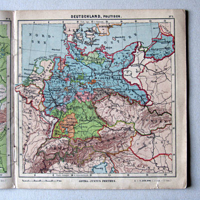 Justus Perthes' Kleinster Schulatlas, 1923
5. Deutschland, politisch