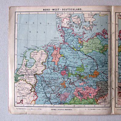 Justus Perthes' Kleinster Schulatlas, 1923
6. Nord-West-Deutschland