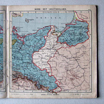 Justus Perthes' Kleinster Schulatlas, 1923
7. Nord-Ost-Deutschland