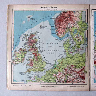 Justus Perthes' Kleinster Schulatlas, 1923
14. Nordseeländer