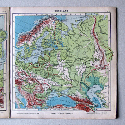 Justus Perthes' Kleinster Schulatlas, 1923
15. Ruszland