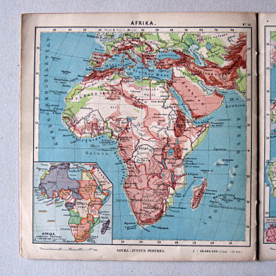 Justus Perthes' Kleinster Schulatlas, 1923
18. Afrika