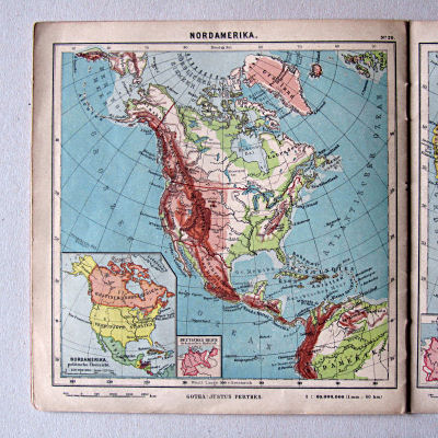 Justus Perthes' Kleinster Schulatlas, 1923
20. Nordamerika