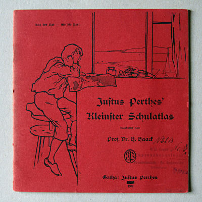 Justus Perthes' Kleinster Schulatlas, 1931
Voorkant band, titel