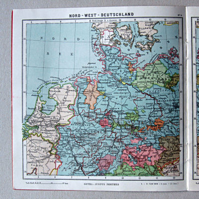 Justus Perthes' Kleinster Schulatlas, 1931
6. Nord-West-Deutschland