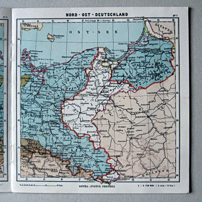 Justus Perthes' Kleinster Schulatlas, 1931
7. Nord-Ost-Deutschland