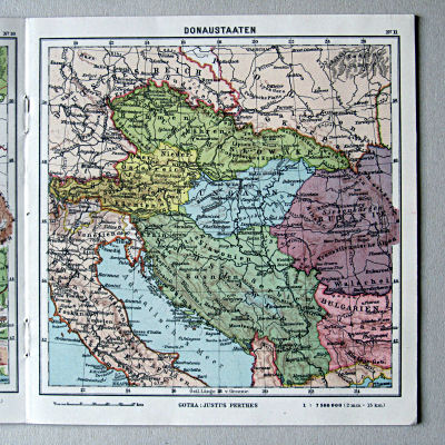 Justus Perthes' Kleinster Schulatlas, 1931
11. Donaustaaten