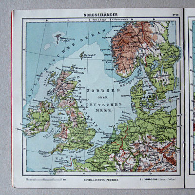 Justus Perthes' Kleinster Schulatlas, 1931
14. Nordseeländer