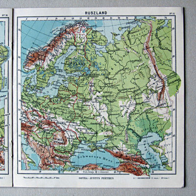Justus Perthes' Kleinster Schulatlas, 1931
15. Ruszland