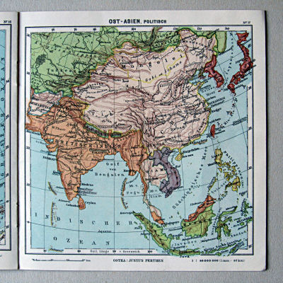 Justus Perthes' Kleinster Schulatlas, 1931
17. Ost-Asien, politisch