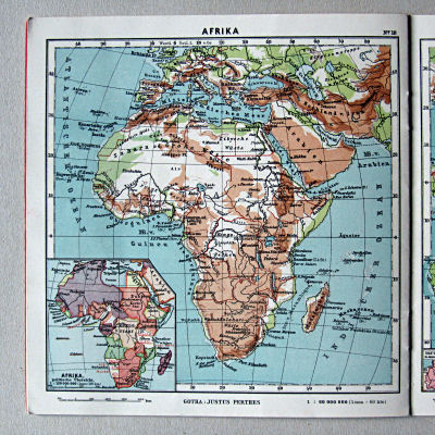 Justus Perthes' Kleinster Schulatlas, 1931
18. Afrika