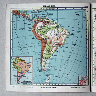 Justus Perthes' Kleinster Schulatlas, 1931
22. Südamerika