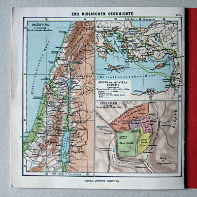 Justus Perthes' Kleinster Schulatlas, 1931
24. Zur Biblischen Geschichte