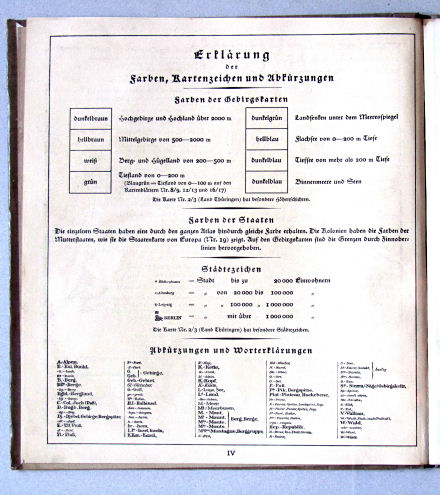 Haack, Thüringer Schulatlas, 1926
Legenda / Key to map symbols