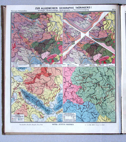 Haack, Thüringer Schulatlas, 1926
4. Zur allgemeinen Geographie Thüringens I