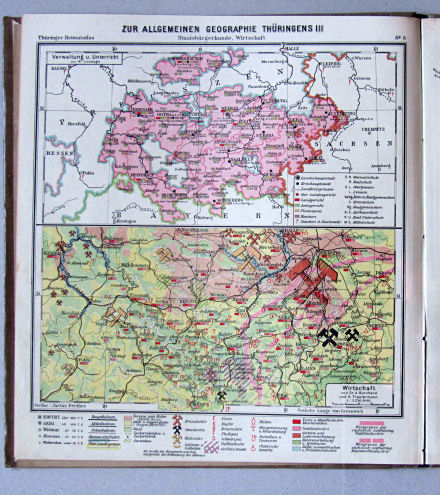 Haack, Thüringer Schulatlas, 1926
6. Zur allgemeinen Geographie Thüringens III