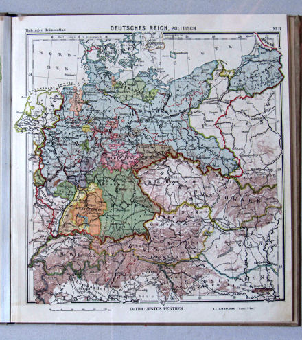 Haack, Thüringer Schulatlas, 1926
11. Deutsches Reich, politisch