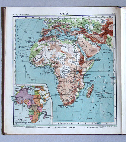 Haack, Thüringer Schulatlas, 1926
28. Afrika