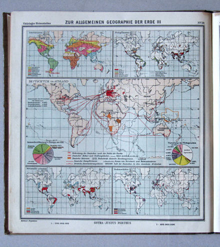 Haack, Thüringer Schulatlas, 1926
34. Zur allgemeinen Geographie der Erde III
